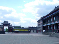 四平少林武术学院校园一角