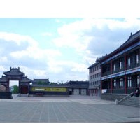 四平少林武术学院校园一角
